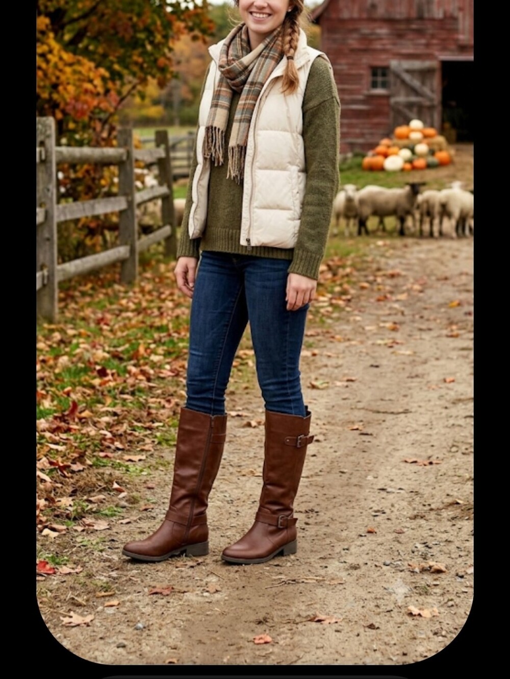 CROFT & BARROW Dark Brown Knee Hi Boots Size: 10M
